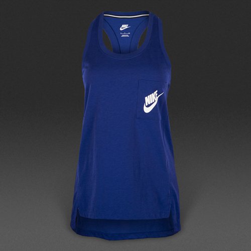 Nike Sportswear Signal Tank Deep Royal Blue / White for Women